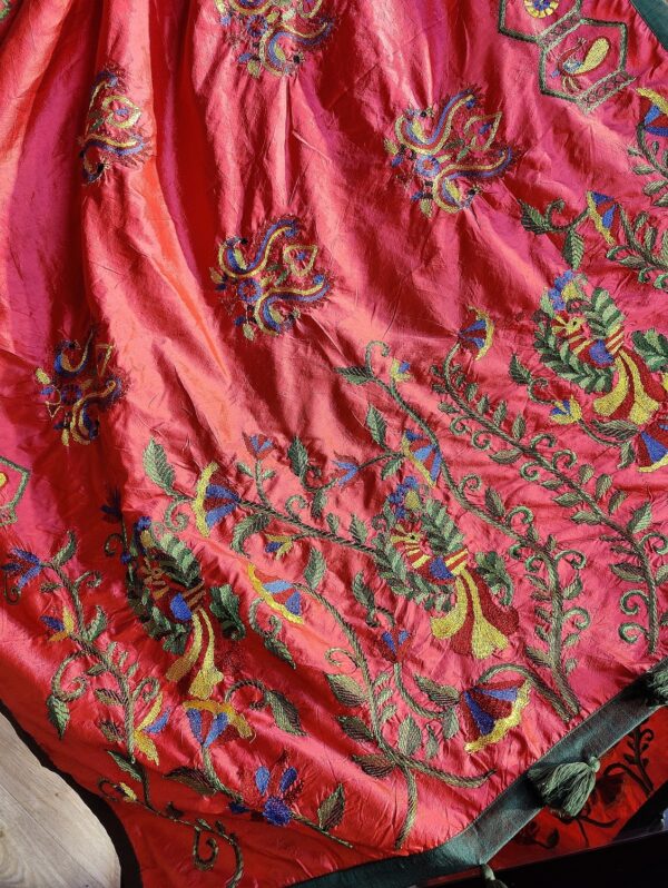 Sweet Toned Hand-stitched Saree