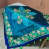 Deep Nilkanthi Dual Tone Premium Art Silk Saree