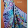 Handstitched Hand Block Dual Tone Premium Silk Saree