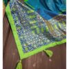 Egyptian-Midnight Blue Premium Art Silk Blockprint Saree