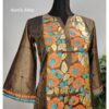 Surjokotha 4: Blockprint Premium Art Silk 3 Piece
