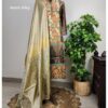 Surjokotha 4: Blockprint Premium Art Silk 3 Piece