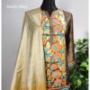 Surjokotha 4: Blockprint Premium Art Silk 3 Piece